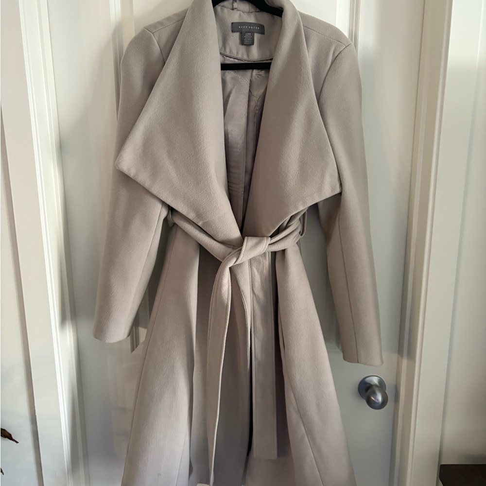 Suzy Shier Classic Grey Trench Coat